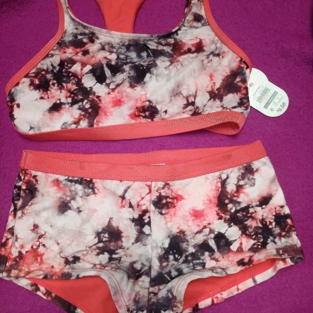 Kids 7/8 Tie-Dye Swimsuit 2 Pc